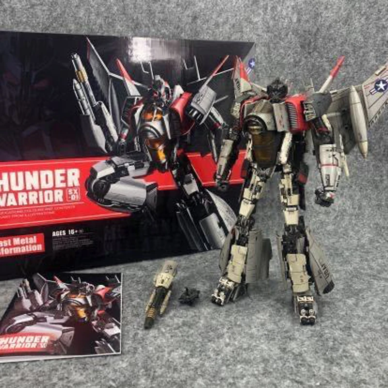 Робот трансформер Thunder Warrior SX01 SX 01 G1 starcry Blitzwing модель самолета KO SPL55 экшн фигурка