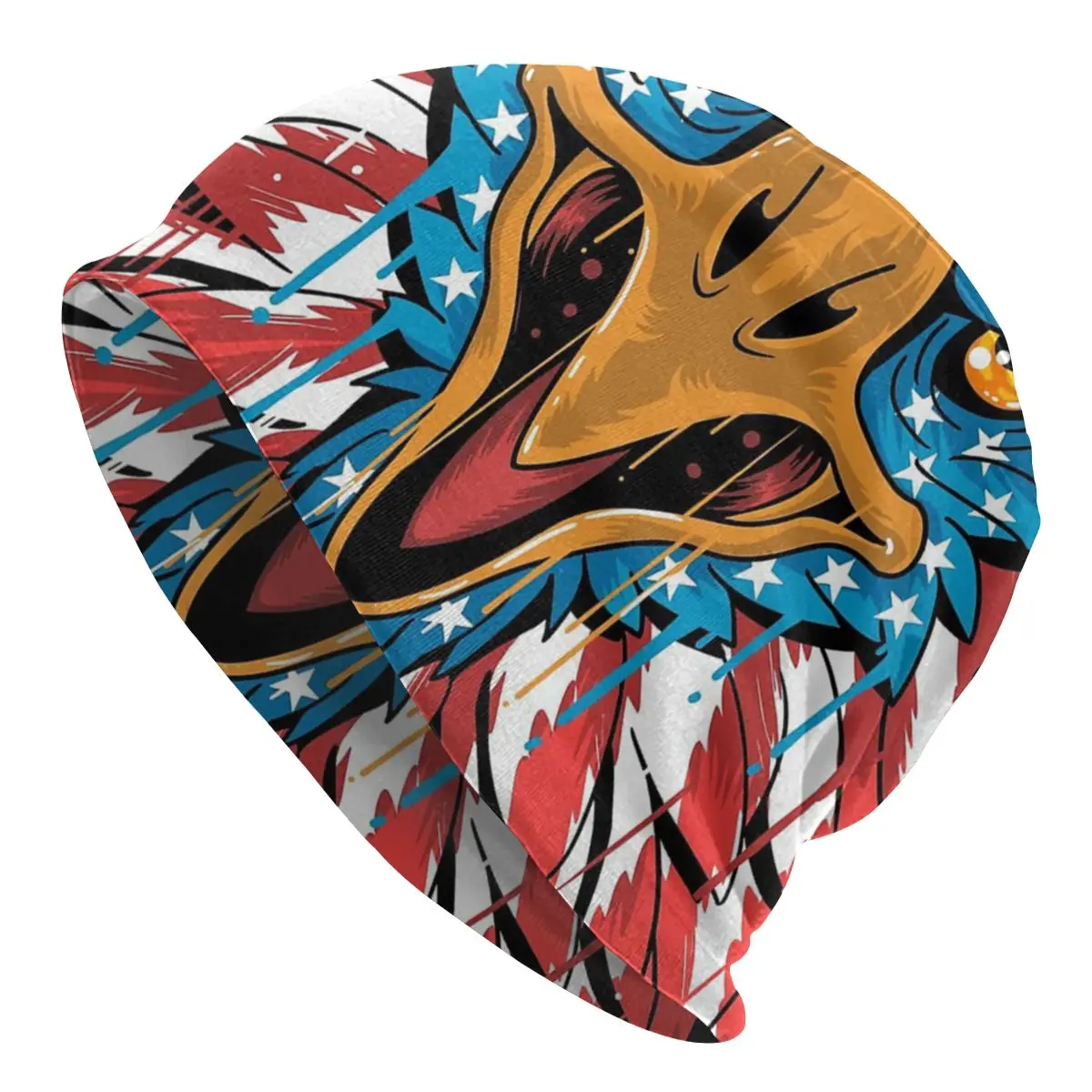 

Шляпа с американским флагом и орлом, шапки, вязаная шапка, шапочки в готическом стиле, облегающие шапки, шапки унисекс, весенние теплые шапки...