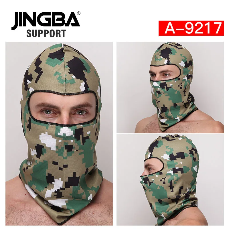 JINGBA поддержка маска для лица шарф Лыжная маска Балаклава с принтом черепа маски Велоспорт головной шарф шеи ветрозащитная Теплая бандана Зимняя Маска для мужчин