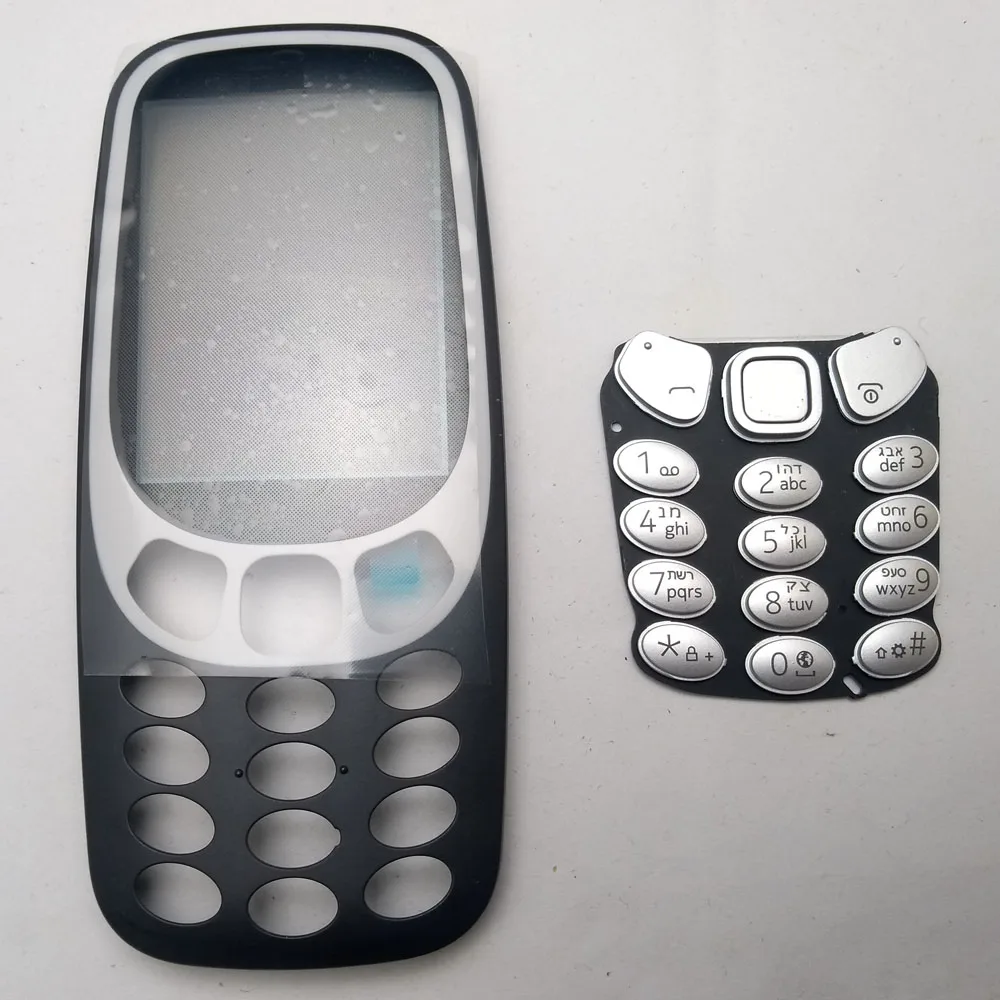 Новый чехол для телефона с английской или ивритской русской клавиатурой Nokia 3310
