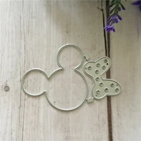 small mouse card metal cutting dies mold decoration scrapbook paper craft knife mould blade punch stencils dies