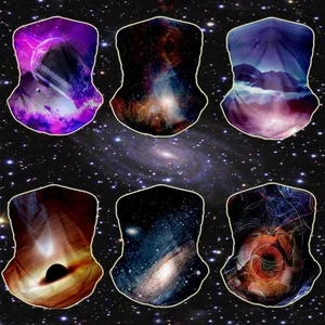 Шарф-Бандана с защитой от солнца, популярная шапка, шарф для езды на велосипеде, шарф-снуд, маска для лица, повязка на голову с изображением звездного неба, 1 шт.