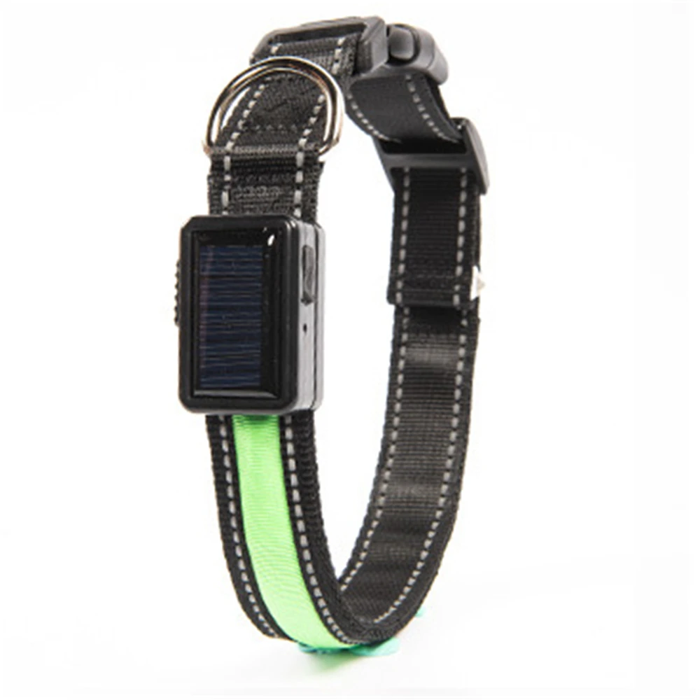 водонепроницаемый ошейник для собак и кошек шейный поводок светодиодный