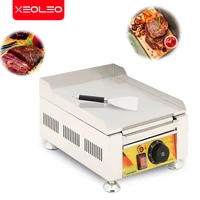 xeoleo griddle mini electric griddle grill machine steak machine iron plate furnace grilled squidsteakhand cakepasta 1200w