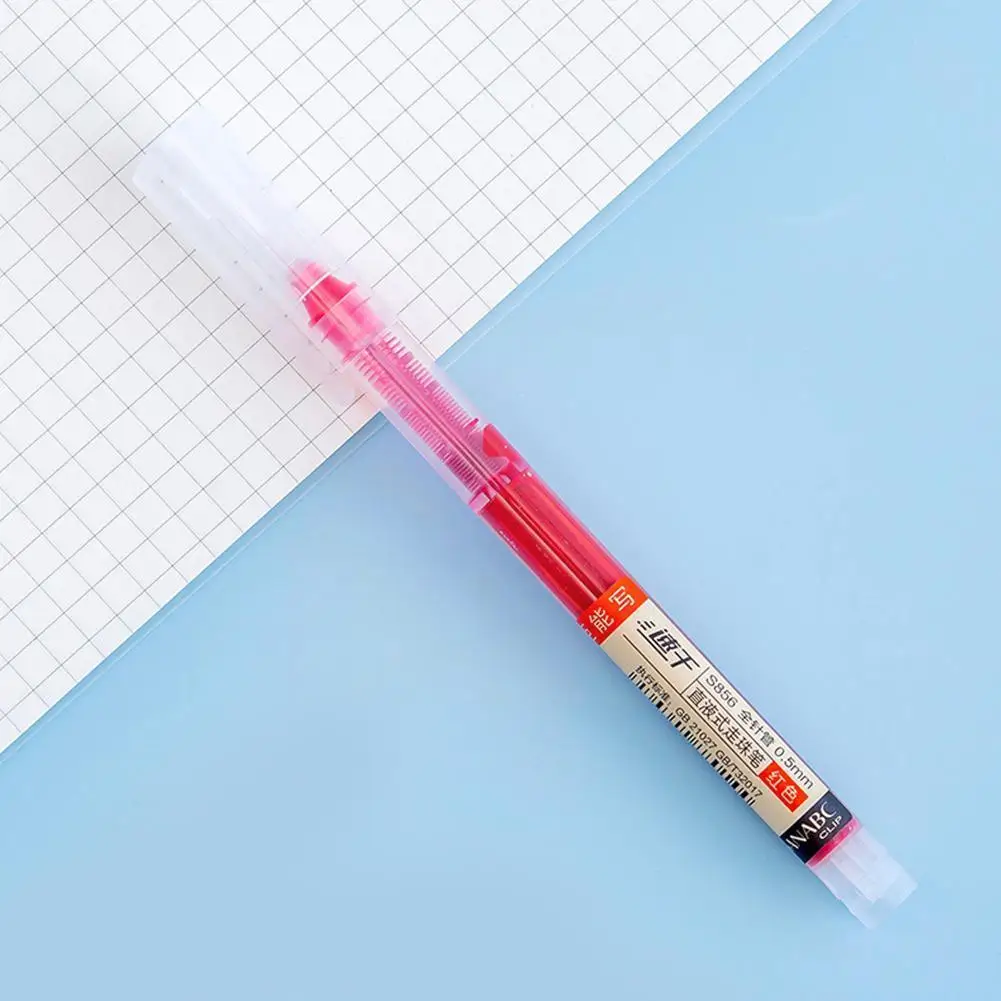 

0.5mm Straight Liquid Rollerball Pen For Student Scrapbooking Diy Decoration Writing Stationery Gel Pen M7w1