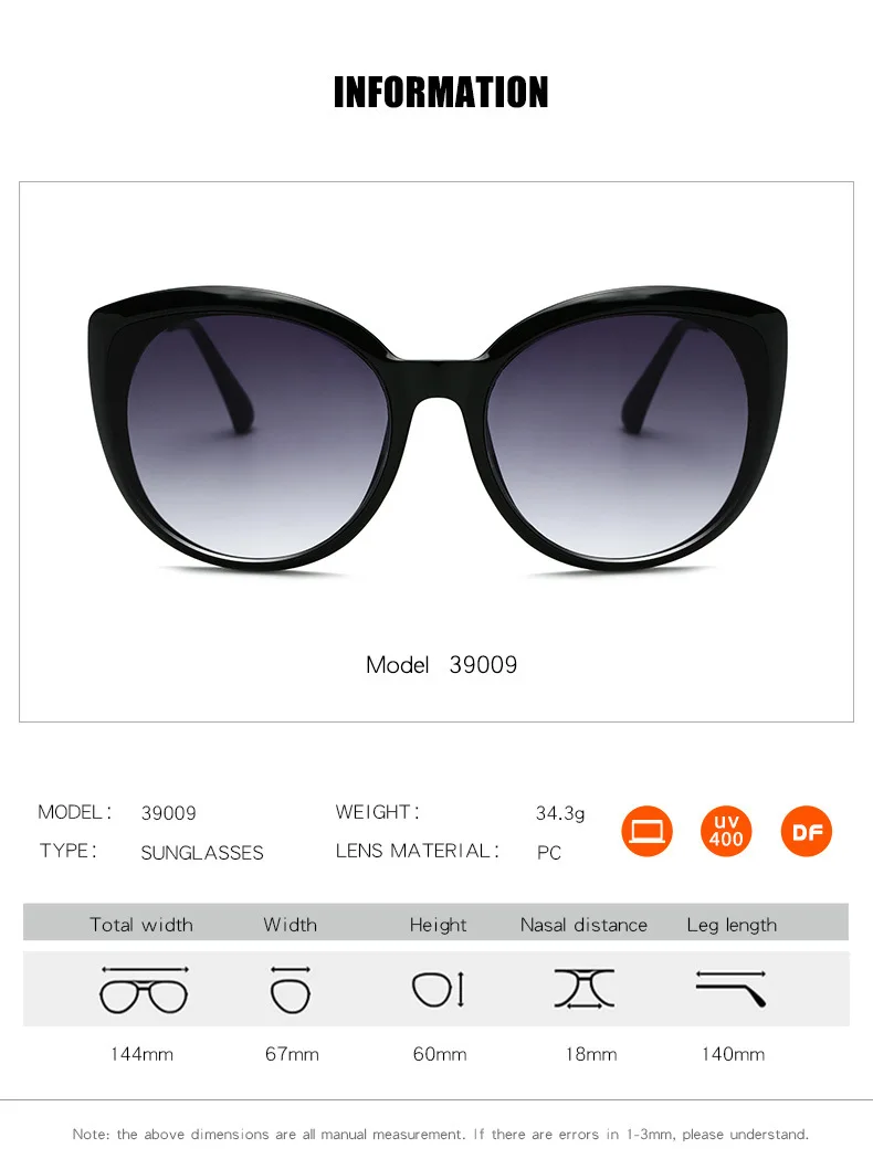 Новые европейские и американские модные солнцезащитные очки женские