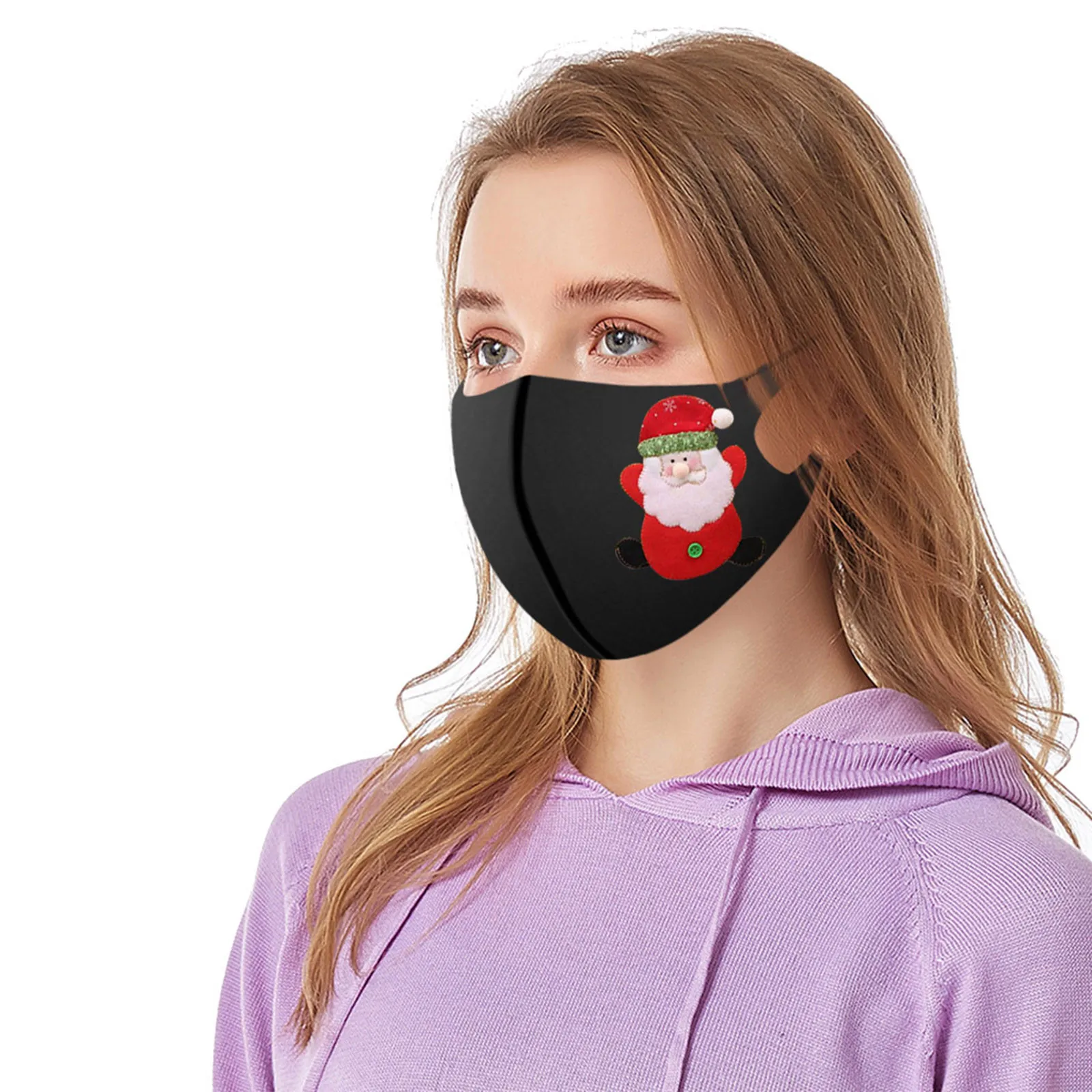 Модные маска на лицо с рисованным аниме маски наполовину для лица муфельной пыле