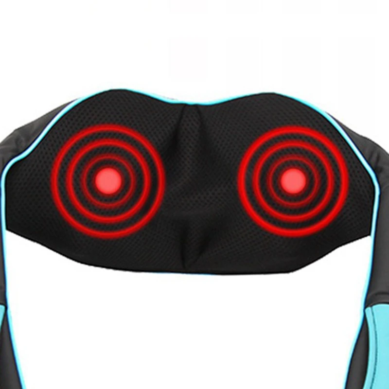 

Back Neck Shoulder Massager with Heat - Deep Tissue Kneading Electric Back Massage for Neck, Relax Gift US Plug
