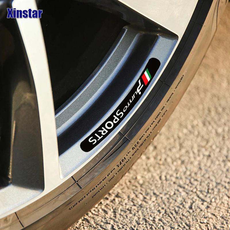 Автомобильная наклейка на обод колеса для Fiat Punto Tipo