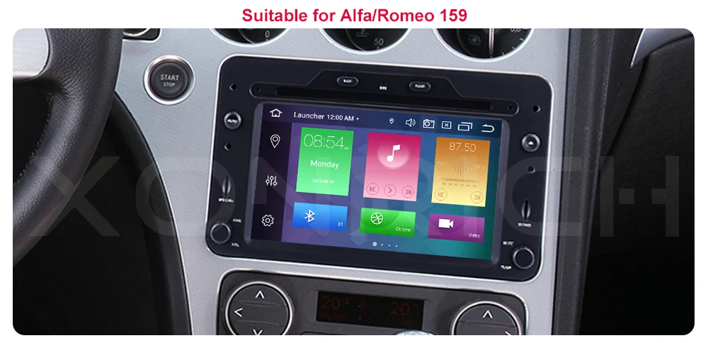 DSP 4GB 64G 2 din Android 9 автомобильный dvd-плеер Авторадио для Alfa Romeo 159 автомобиль Brera spider Sportwagon Мультимедиа gps Навигация Аудио