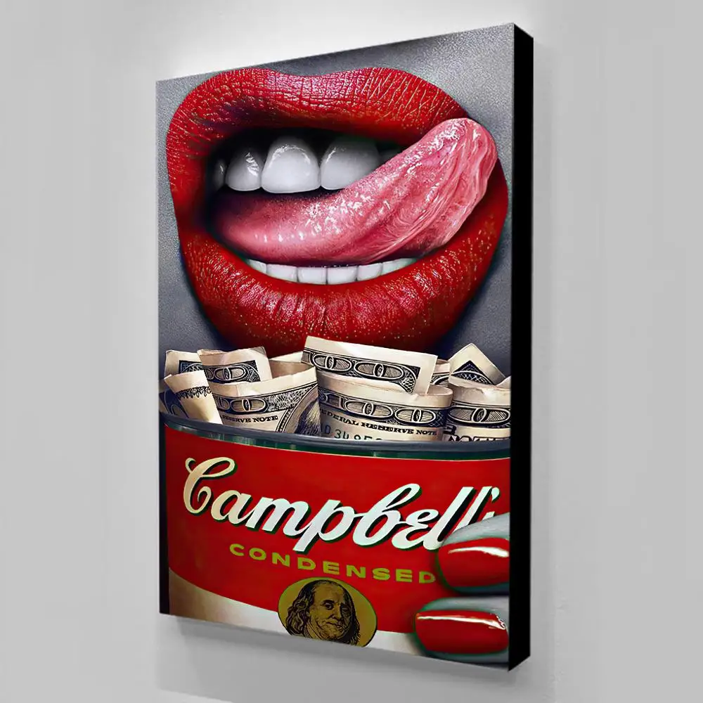 Постер на стену живописные деньги фотографии плакат декоративные пикантные