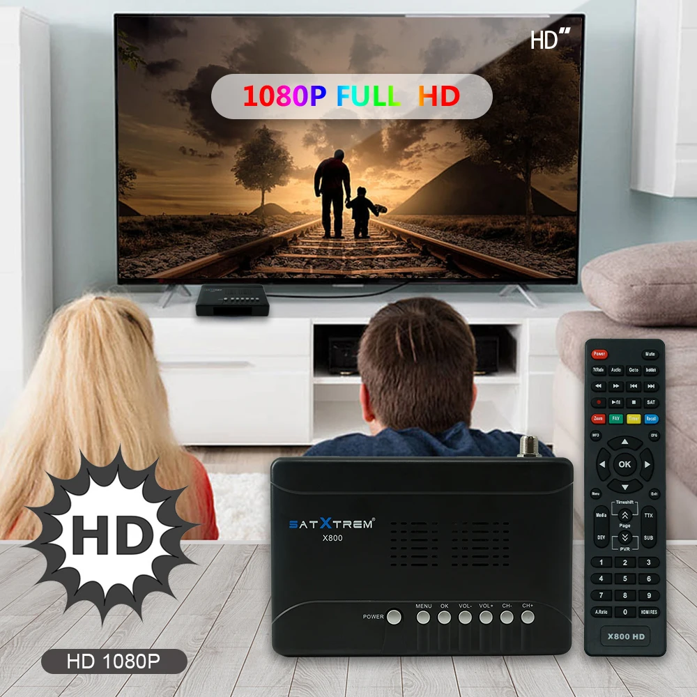 Satxtrem X800 спутниковый ресивер для Цифровое телевидение DVB S2 Индия Satelite декодер DVB-S2 коробка HD ТВ тюнер DVBS2 1 год Европа Clines