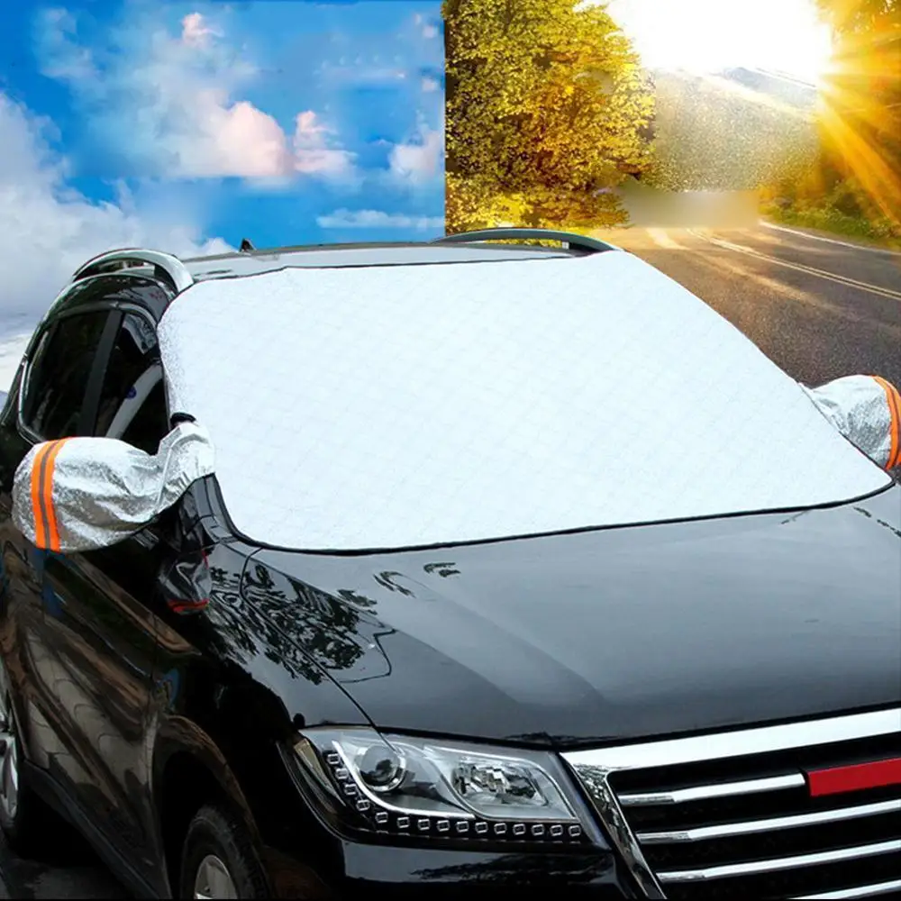 

Windshield Cover Car Cover Car Windshield Cover Protector Accessories Blocked Auto Protector Exterior Ice Window Front U0M9