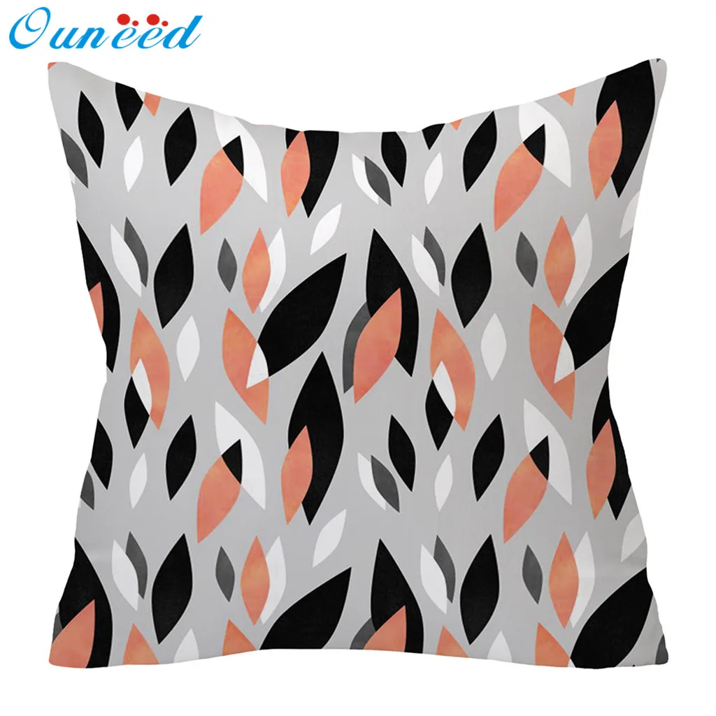 Наволочка Ouneed Современная наволочка с геометрическими принтами 45*45 см на талию