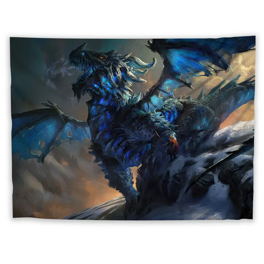 Фэнтезийный Дракон настенное украшение для спальни|Декоративные гобелены| |