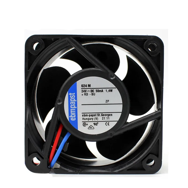 

624M 6025 24V 0.058a 1,4 w инверторный бесшумный охлаждающий вентилятор, 6 месяцев гарантии