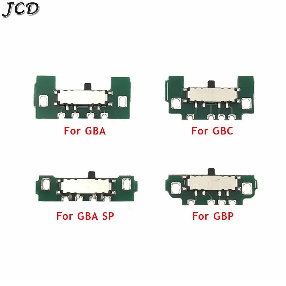 

JCD 1pcs For GBA SP GBC GBP GBA Power Switch Button For Gameboy Advance SP On off power board repairs parts