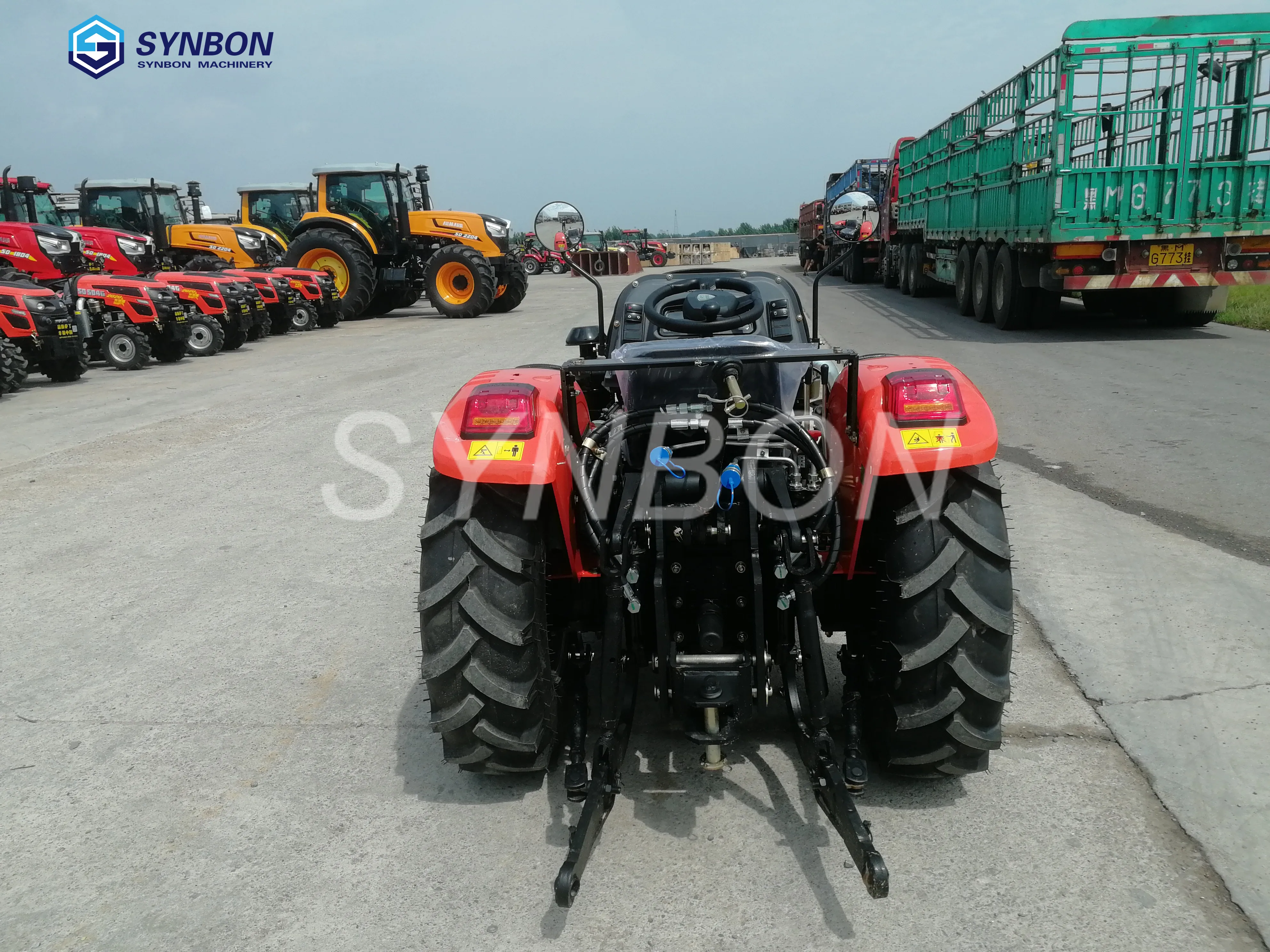 Сельскохозяйственный гидравлический трактор SYNBON для лесных массивов 4WD 50 л.с.