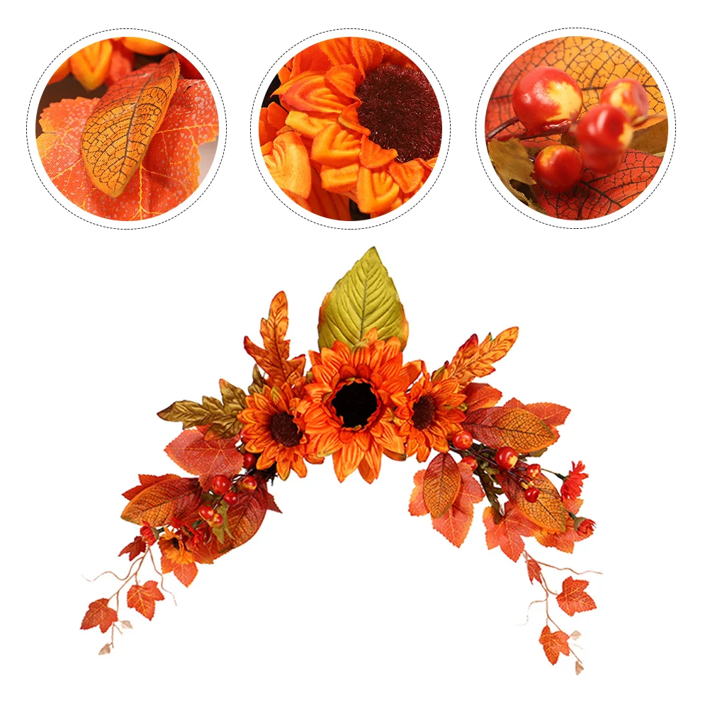 1 шт. венок из кленовых листьев |