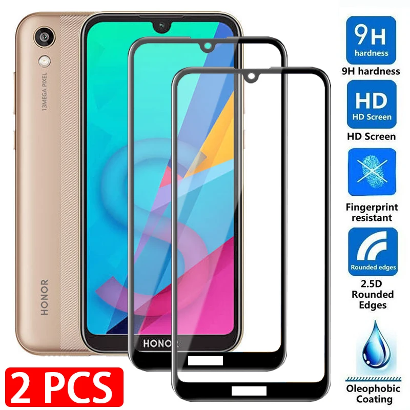 2 шт honor8s полное Защитное стекло для экрана Huawei Honor 8 S Prime safsty glas закаленное на honor8 s
