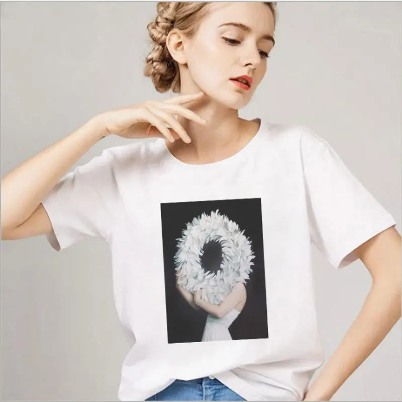 Футболка LINNA женская с коротким рукавом индивидуальная Модная рубашка в стиле