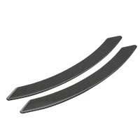 2pcs car wheel eyebrow protector real carbon fiber mudguard sticker extension wide protector stripe