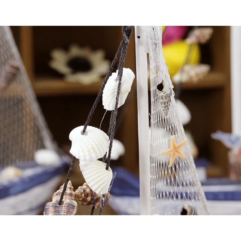 Деревянные игрушки в виде ракушки Настольный Декор Морской для спальни модель