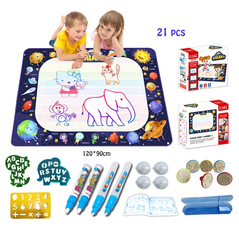 Водный коврик для рисования развивающий набор краски детей Galaxy | Игрушки и хобби
