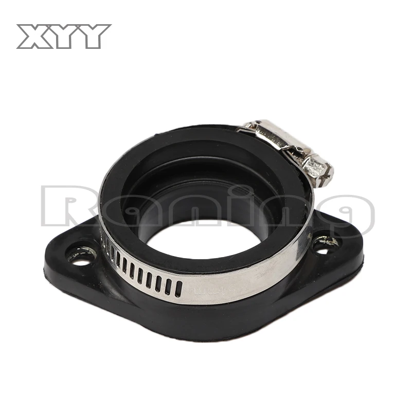 

Motorcycle Carburetor Adapter Inlet Intake Pipe Rubber Mat Fit on PWK 21/24/26/28/30/32/34mm Carburetor UTV ATV Pit Dirt Bike