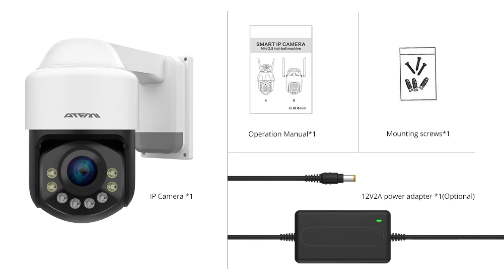 Наружный Wifi роутер для Камера безопасности ip камера HD 4MP cctv Mini 3 дюймов PTZ Скорость купол Камера s Беспроводной 5X зум двухстороннее аудио Onvif iCsee