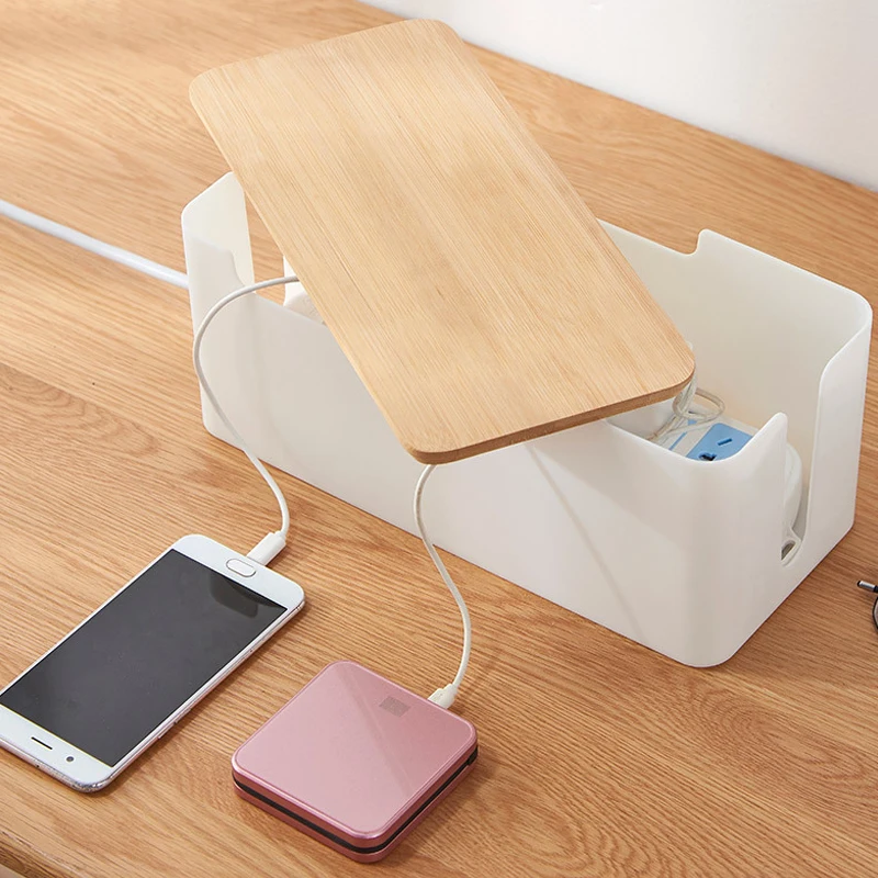 Продажа Шкатулка для хранения кабеля, органайзер для зарядного устройства, сетевого провода, сетевого провода