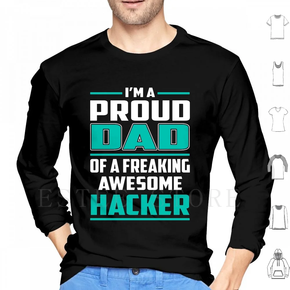 

Толстовка с длинным рукавом для хакеров