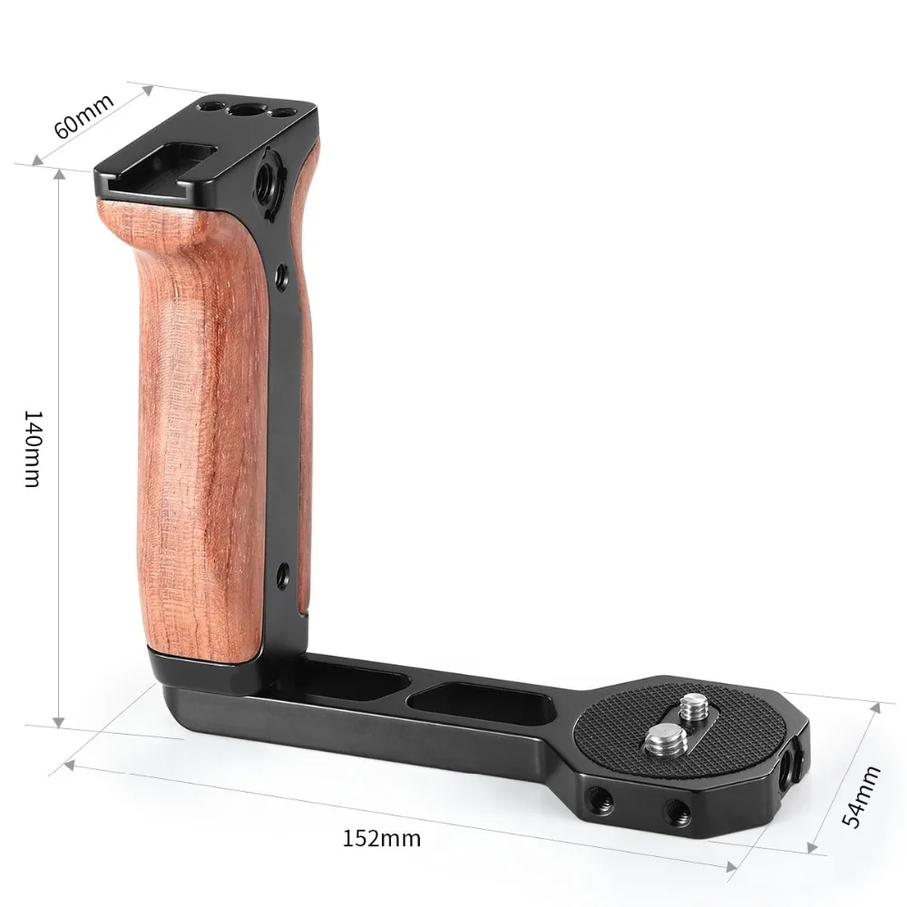 SmallRig универсальная деревянная боковая ручка для Ronin S/SC/Zhiyun Crane 2/Crane V2 серии ручной карданный быстросъемная ручка-2222