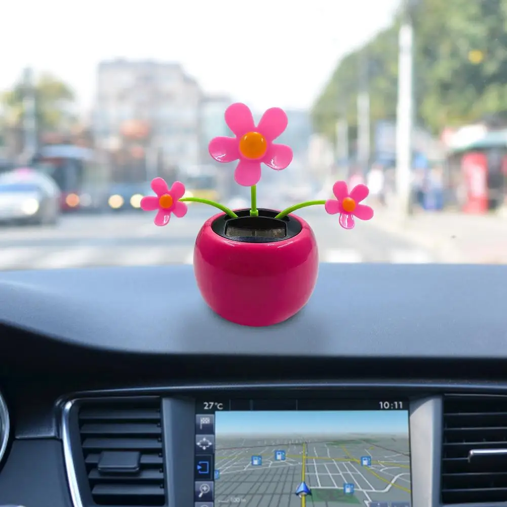 New Fashion Solar Dancing Toy Butterfly Safflower Swinging Dashboard Ornament Kids Gift Auto Interior Home Decor Accessories | Автомобили