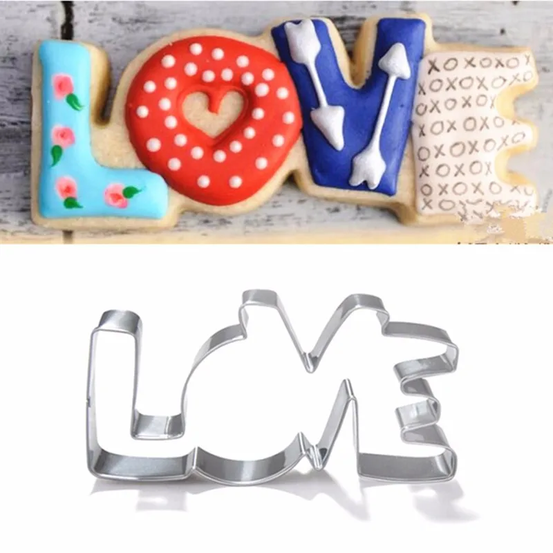 Любовь Форма для торта из нержавеющей стали форма печенья подарок на день
