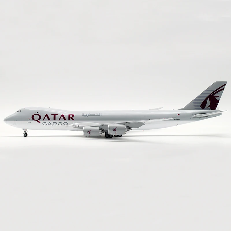 Модель самолета B747 37 см 1:200 Катар модель из металлического сплава с базовым шасси