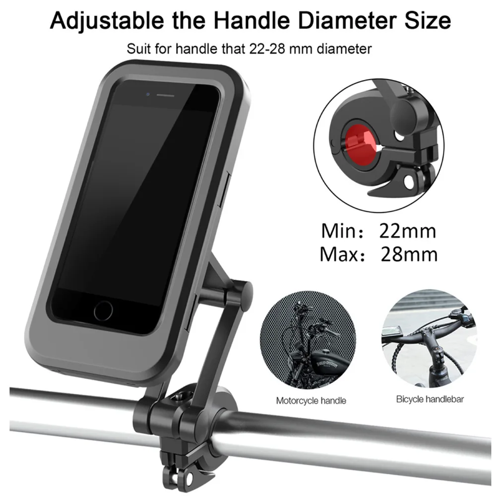 bicycle handlebar outdoor waterproof phone stand bracket mobile support mount adjustable motorcycle bike phone holder case free global shipping