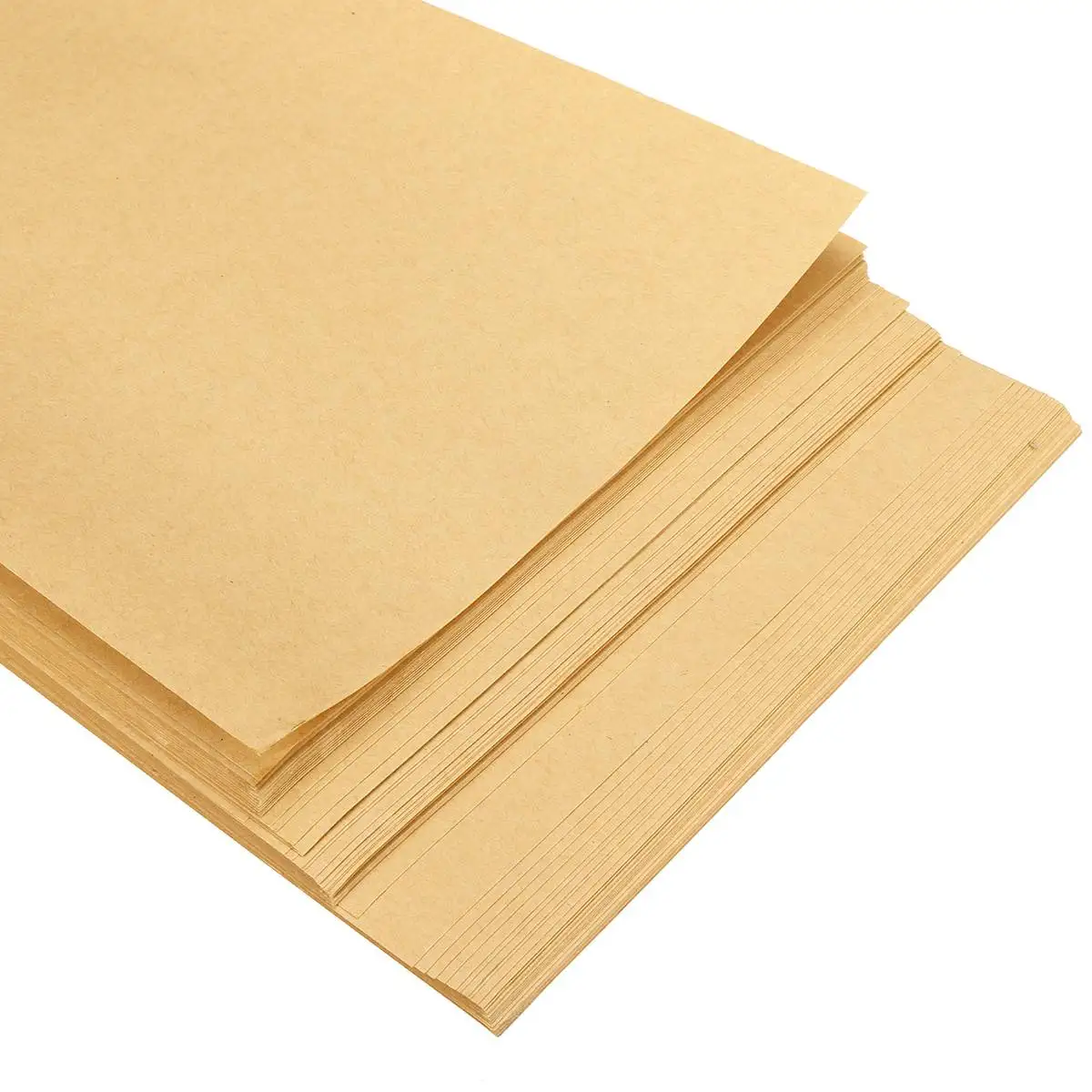 

100 Sheets A4 Self Adhesive Kraft Paper Label Sticker Paper 1000g Full Sheet for Inkjet Laser Hot Stamping Printer