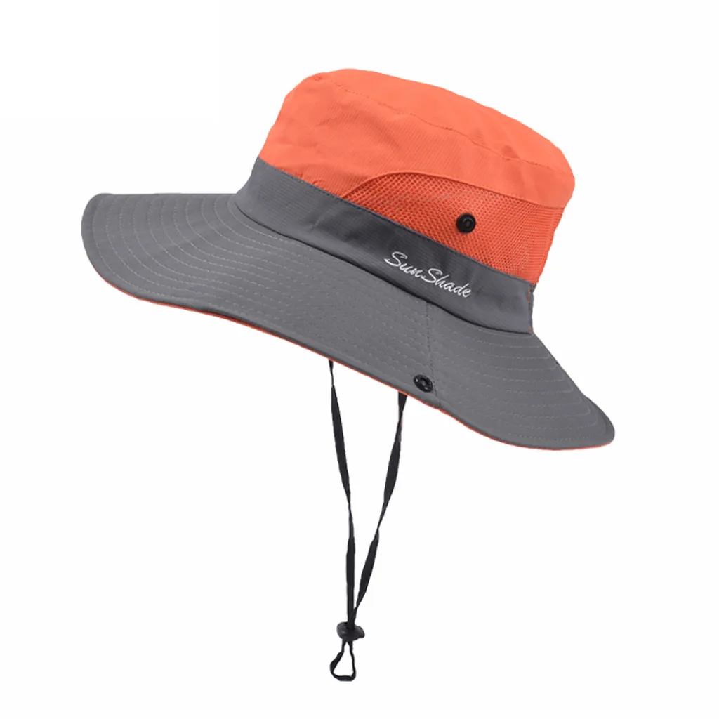 

Fisherman Hat Children Kid Outdoor Uv Protection Foldable Mesh Beach Fishing Hat Bucket Cap Chapeau Femme Casquette Femme t#32