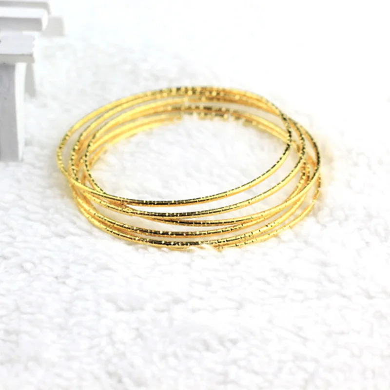 12 шт золотые браслеты подарки женские многослойные Женские Ювелирные изделия