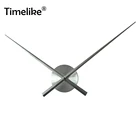 DIY 3D настенные часы Металлические большие часы иглы кварцевый механизм большой размер часовые стрелки аксессуары для 3D настенные часы Современный домашний декор