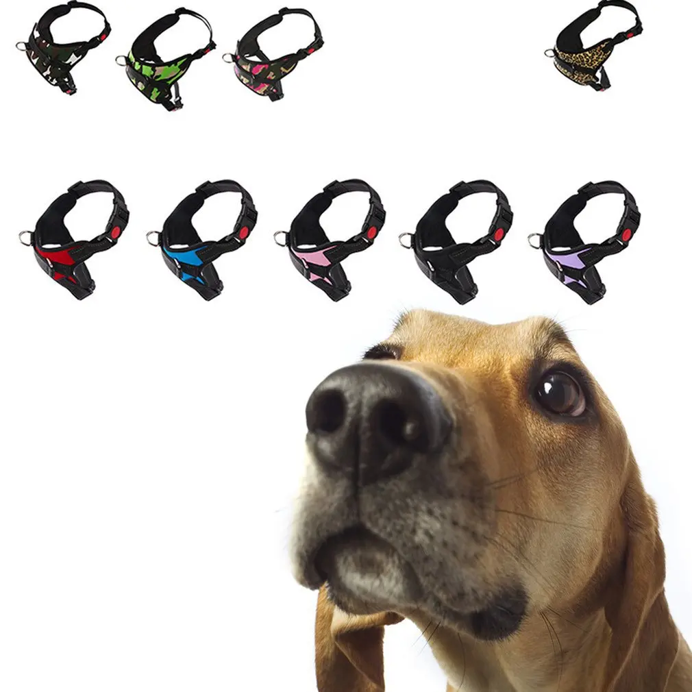 Собачья Тяговая веревка Взрывозащищенная Ткань Оксфорд для питомцев нагрудный