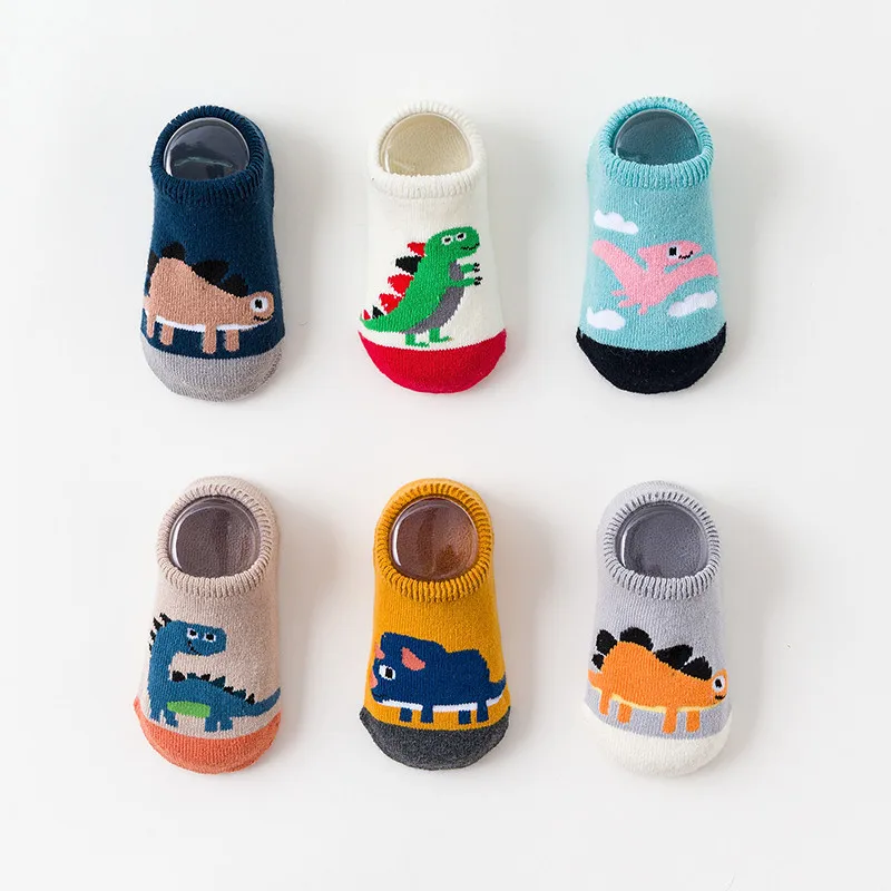 Calcetines 100% algod&oacute;n antideslizantes para beb&eacute;, zapatos c&aacute;lidos de goma para el hogar, para reci&eacute;n nacidos, ni&ntilde;as y ni&ntilde;os-1
