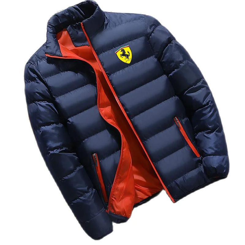 

Ferrari-chaqueta con cremallera para hombre, abrigo informal con estampado de marca, rompevientos, a la moda, novedad de 2021