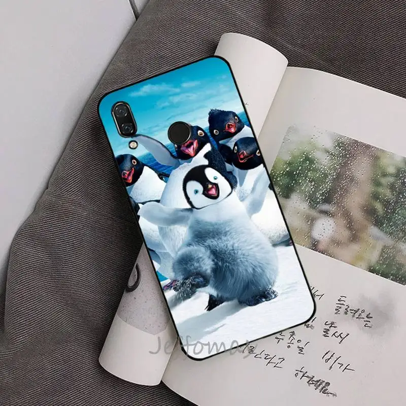 

Cute penguin happy feet Phone Case For Xiaomi Redmi note 4 4X 8T 9 9s 10 K20 K30 cc9 9t pro lite max