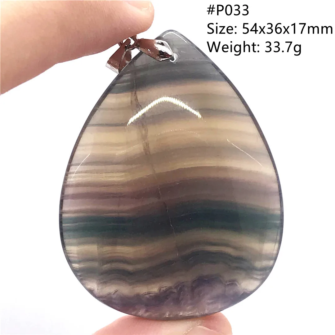 

Подвеска флюоритовая для женщин и мужчин, ювелирное изделие из натурального красочного хрусталя 54 х36х17 мм, восстанавливающий подарок, Сере...