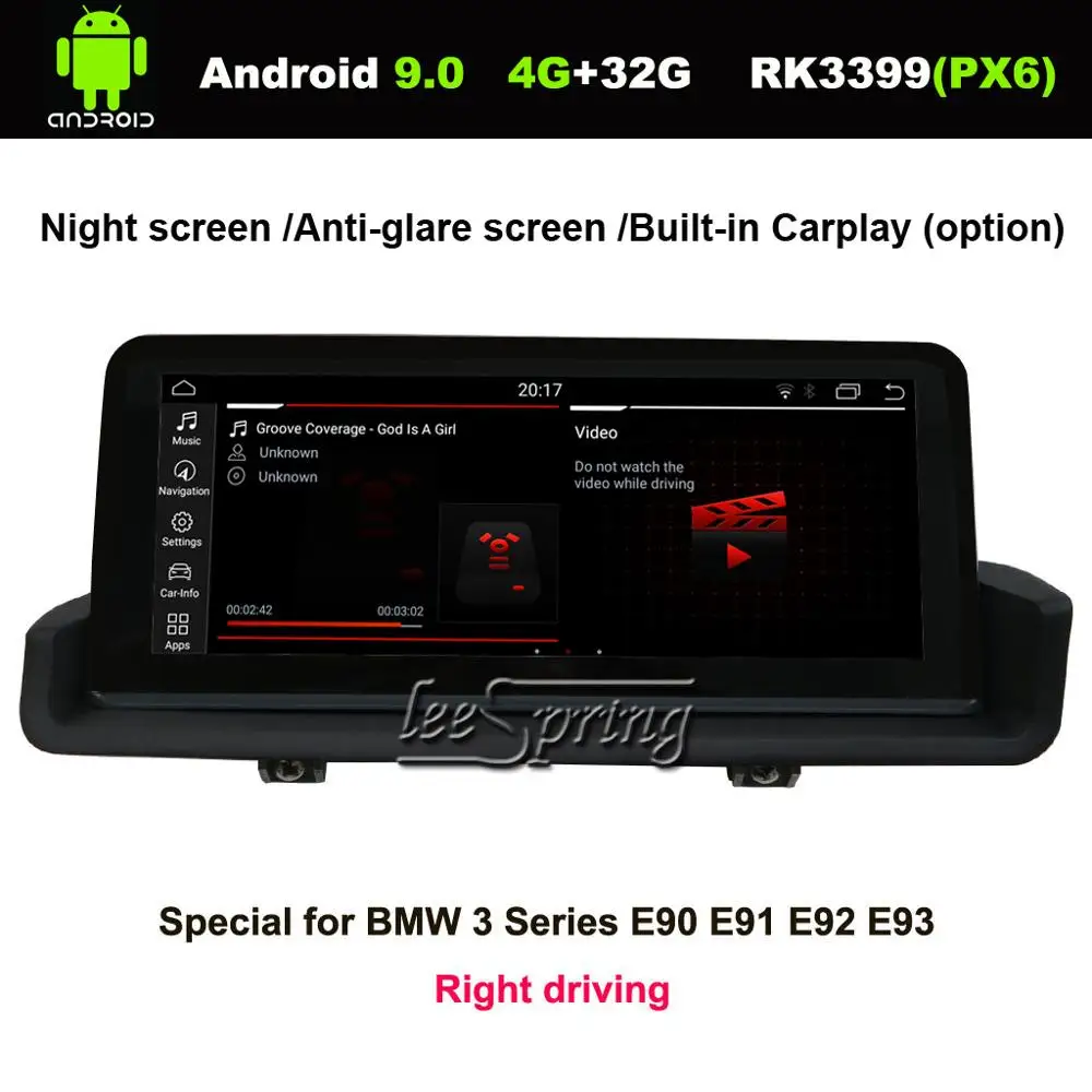 Автомобильный GPS навигатор для BMW 3 серии E90 E91 E92 E93 (10 25 9 0) экран 2005 дюйма IPS Android
