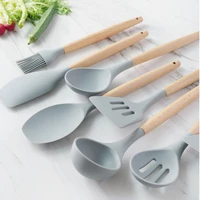 modern kitchen necessary silicone cooking tools heat resistant soup shovel egg beaters silicagel kitchenware accessories supplie
