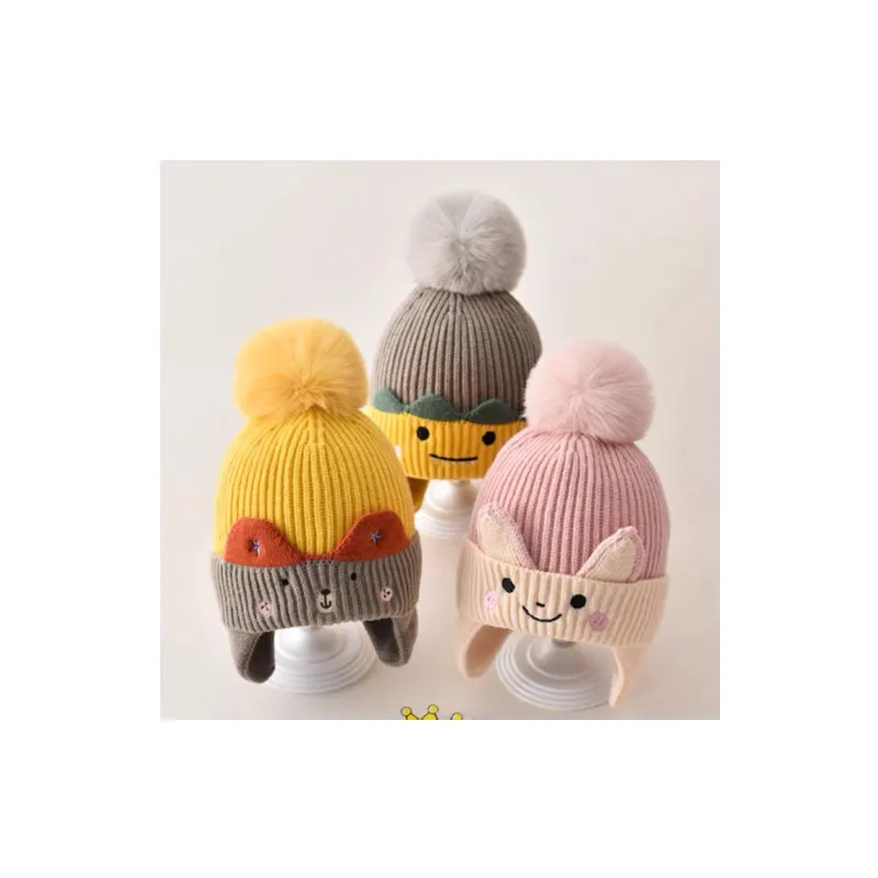 Детская шапка осень-зима детская шарф костюм из двух предметов для мальчиков и