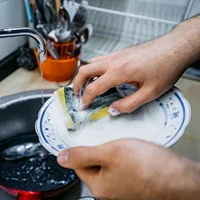 sponge wipe high density dishwashing sponge kitchen cleaning sponge wipe scouring pad sponge block stall